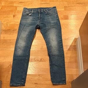 G Star Raw 3301 Slim Blue Denim Jeans
